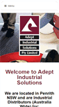 Mobile Screenshot of adept-industrial.com.au